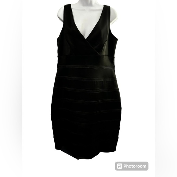 Calvin Klein Dresses & Skirts - Calvin Klein Black Satin cocktail dress